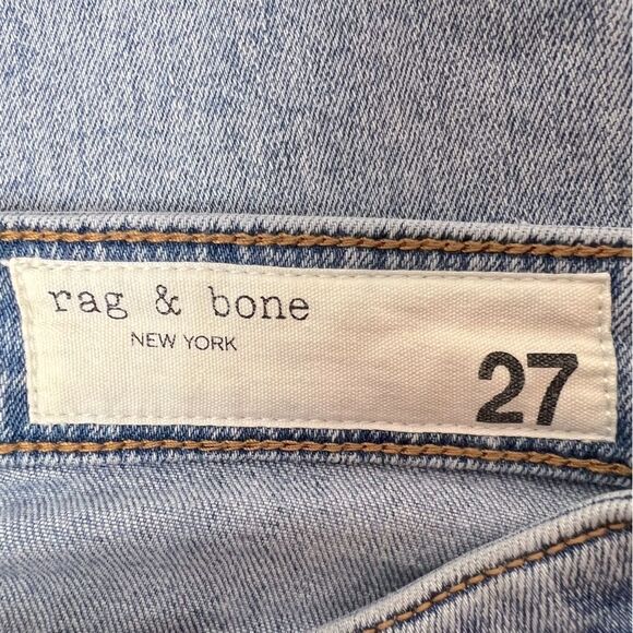 RAG & BONE CATE MID RISE SKINNY Light Wash Size 27 - Picture 8 of 10